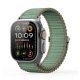 DUX DUCIS YC nylon Apple Watch szíj 42/ 44/ 45/ 46 /49 mm  - zöld