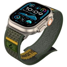 Apple Watch 4/5/6/7/8/SE/Ultra (42/44/45/49mm) Tech-Protect Iconband Line szíj- zöld