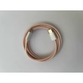Dreamtech PD fonott kábel pink USB-C / USB-C 3A 60W 1M