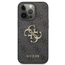 Apple iPhone 16 tok, Guess Big Metal Logo 4G szürke