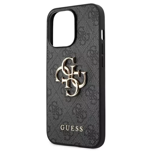 Apple iPhone 16 tok, Guess Big Metal Logo 4G szürke