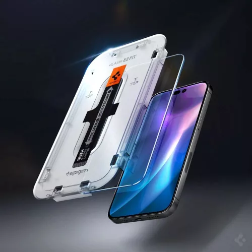 iPhone 16 Pro Max Spigen Glas.TR EZ Fit kijelzővédő üvegfólia- 2db