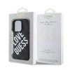 Guess PU Leather 4G Big Love Logo MagSafe tok iPhone 16 Pro - fekete