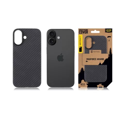 iPhone 17 tok, Tactical MagForce Aramid fekete MagSafe kompatibilis