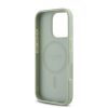 Guess PU Grained Classic Logo MagSafe tok iPhone 16 Pro Max - zöld