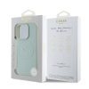 Guess PU Grained Classic Logo MagSafe tok iPhone 16 Pro Max - zöld