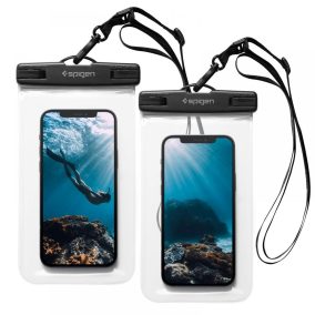   SPIGEN A601 Univerzális Vízálló (6,9") Tok - 2 db, Áttetsző