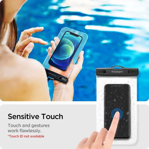 SPIGEN A601 Univerzális Vízálló (6,9") Tok - 2 db, Áttetsző