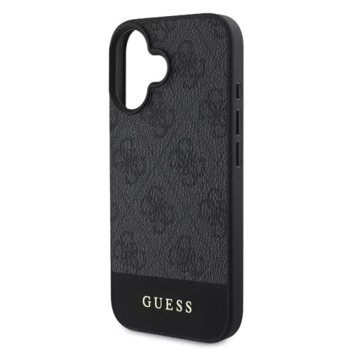 Guess PU 4G Stripe iPhone 16 Pro tok - szürke