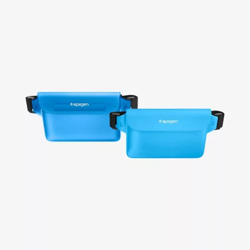 Spigen Aqua Shield A620 univerzális vízálló övtáska (2db) - kék