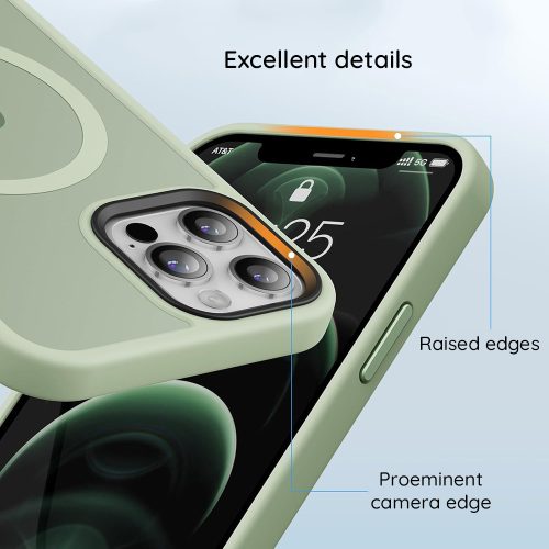 Techsuit - HaloFrost MagSafe sorozat - iPhone 14 Pro Max - fekete