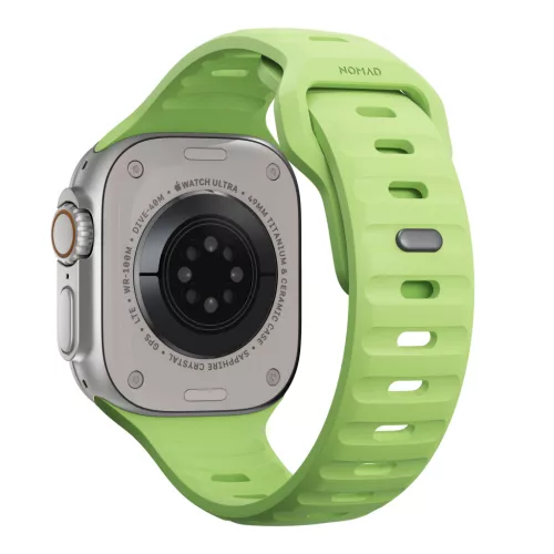 Nomad Sport Szilikon szíj,  M/L, Glow 2.0 -  42/44/45/49mm - fluoreszkáló
