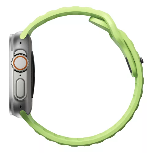 Nomad Sport Szilikon szíj,  M/L, Glow 2.0 -  42/44/45/49mm - fluoreszkáló