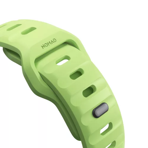 Nomad Sport Szilikon szíj,  M/L, Glow 2.0 -  42/44/45/49mm - fluoreszkáló