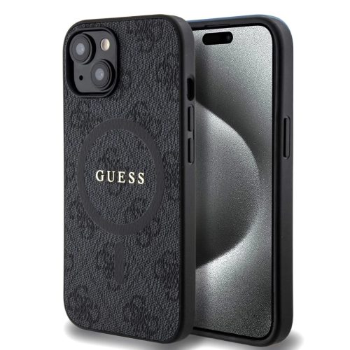 Guess tok Fekete IPhone 15 készülékhez GUHMP15SG4GFRK