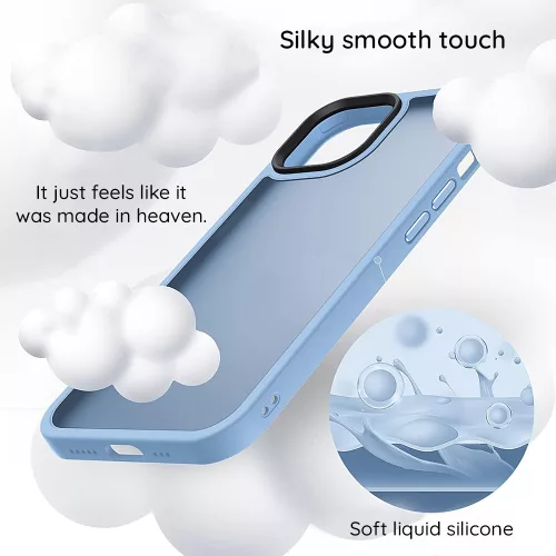 Techsuit - HaloFrost MagSafe sorozat - iPhone 15 - fekete