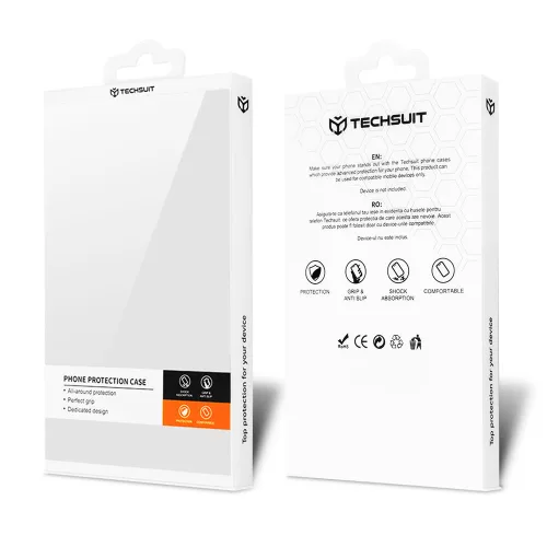 Techsuit - HaloFrost MagSafe sorozat - iPhone 15 - fekete