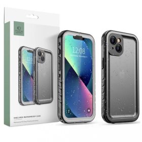   Tech-Protect Shellbox vízálló és ütésálló tok fekete IPhone 13 Mini készülékhez