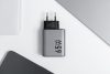 Forcell F-Energy GaN utazási töltő 2x USB C és USB A aljzattal - 4A 65W PD-vel és Quick Charge 4.0