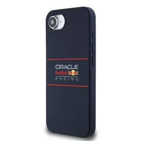   Apple iPhone 16 Pro Red Bull Szilikon Vízszintes Logó MagSafe tok - sötétkék