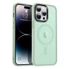 Apple iPhone 13 Pro Max tok, MagSafe-kompatibilis áttetsző matt  világos zöld 