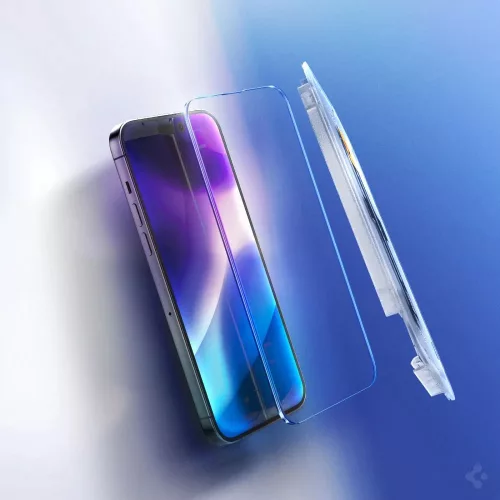 iPhone 16 Pro Spigen Glas.TR EZ Fit kijelzővédő üvegfólia- 2db