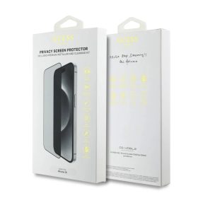 iPhone 12 / 12 Pro Privacy kijelzővédő üvegfólia fekete