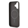 Guess PU Bőr 4G Színes Gyűrű MagSafe tok iPhone 16 Pro Max - barna