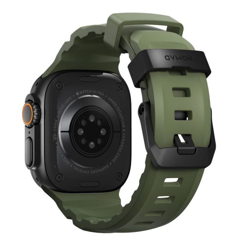 Nomad Rocky Point Apple Watch  49/45/44/42mm szilikon szíj - zöld