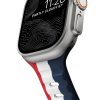 Nomad Sport Szilikon szíj,  M/L, summer games 2024 -  42/44/45/49mm - piros/fehér/kék