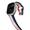 Nomad Sport Szilikon szíj,  M/L, summer games 2024 -  42/44/45/49mm - piros/fehér/kék