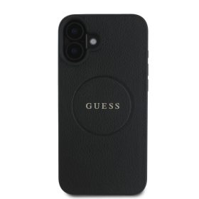   Guess PU Grained Classic Logo MagSafe tok iPhone 16 Pro Max - fekete