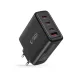 Tech-Protect NC100W-GAN töltő GaN 3x USB-C PD 100W / USB-A QC 3.0 - fekete