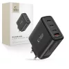 Tech-Protect NC100W-GAN töltő GaN 3x USB-C PD 100W / USB-A QC 3.0 - fekete