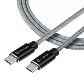   Tactical Fast Rope Kevlar kábel USB Type-C - USB Type-C 100W 20V/5A 1m szürke - 