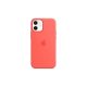 Apple iPhone 12 Mini szilikontok- citrus pink