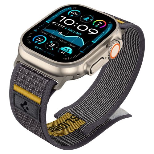 Apple Watch 4/5/6/7/8/SE/Ultra (42/44/45/49mm) Tech-Protect Iconband Line szíj- zöld