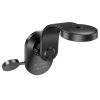 HOCO autós tartó vezeték nélküli töltéssel 2in1 középkonzolhoz, kompatibilis az Apple Watch 15W HW28  -fekete / szürke