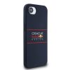 Apple iPhone 16e Red Bull Szilikon Vízszintes Logó MagSafe tok - sötétkék