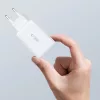 Tech-Protect C65W hálózati töltő 2x USB-C PD 65W / USB-A QC 3.0 - fehér