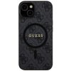Guess 4G Colored Ring tok MagSafe funkcióval iPhone 15 Pro Max készülékhez - fekete