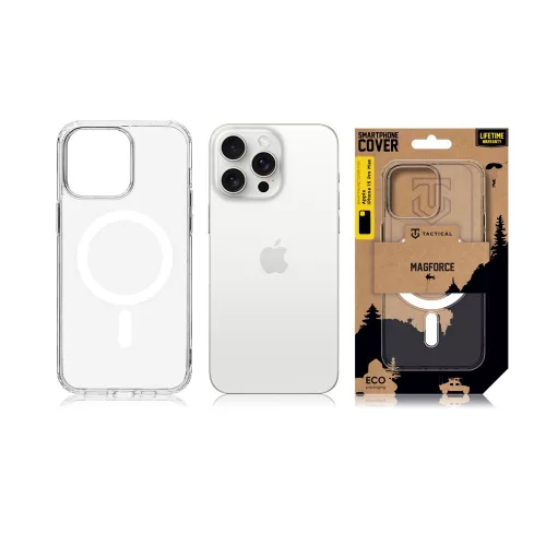 Apple iPhone 16e tok, Tactical MagForce MagSafe kompatibilis átlátszó