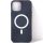 Apple iPhone 12, Szilikon tok, mágnes gyűrűvel, MagSafe töltővel kompatibilis, Wooze Magsafe Case, kék