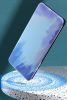 Apple iPhone 12 Pro Max, Oldalra nyíló tok, stand, festék minta, Wooze Flashy Colors, színes/kék