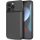 Apple iPhone 12 Pro Max / 13 Pro Max, Szilikon tok, műanyag hátlap + Akkumulátor, 4800 mAh, LED-es, Tech-Protect PowerCase, fekete