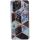 Apple iPhone 12 Mini, Szilikon tok, sokszöges márvány minta, Wooze Geometric Marble, színes/fekete