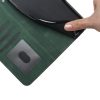 Apple iPhone 13 Pro, Oldalra nyíló tok, stand, kártyatartóval, kézpánttal, Wooze Illusion, zöld
