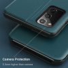 Apple iPhone 14 Pro, Oldalra nyíló tok, stand, Wooze FashionBook, kék