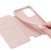 Apple iPhone 12 Pro Max, Oldalra nyíló tok, stand, Dux Ducis Skin X, rózsaszín