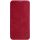 Apple iPhone 12 Pro Max, Oldalra nyíló tok, Nillkin Qin, piros